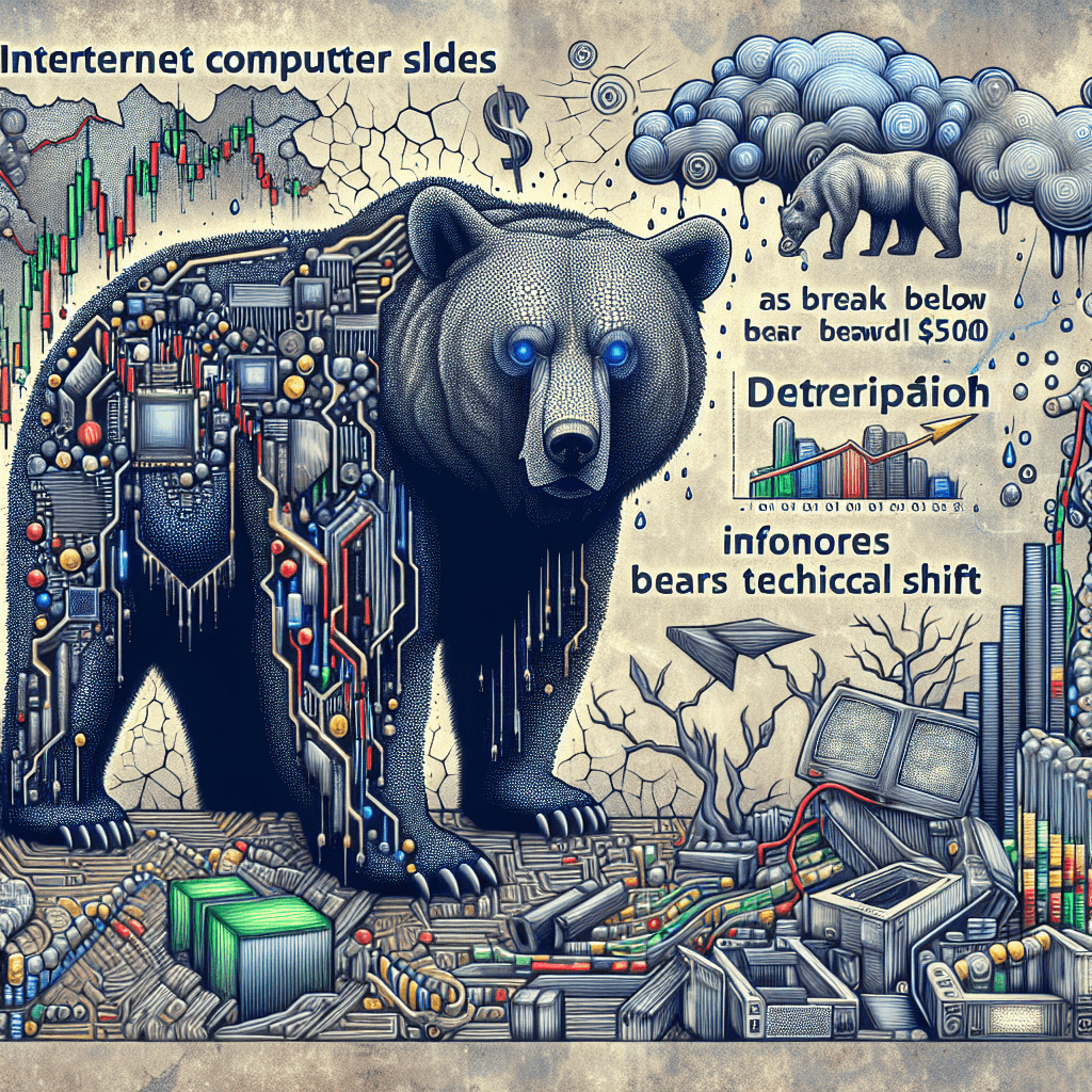 Internet Computer 跌破 5.00 美元，顯示出熊市技術趨勢