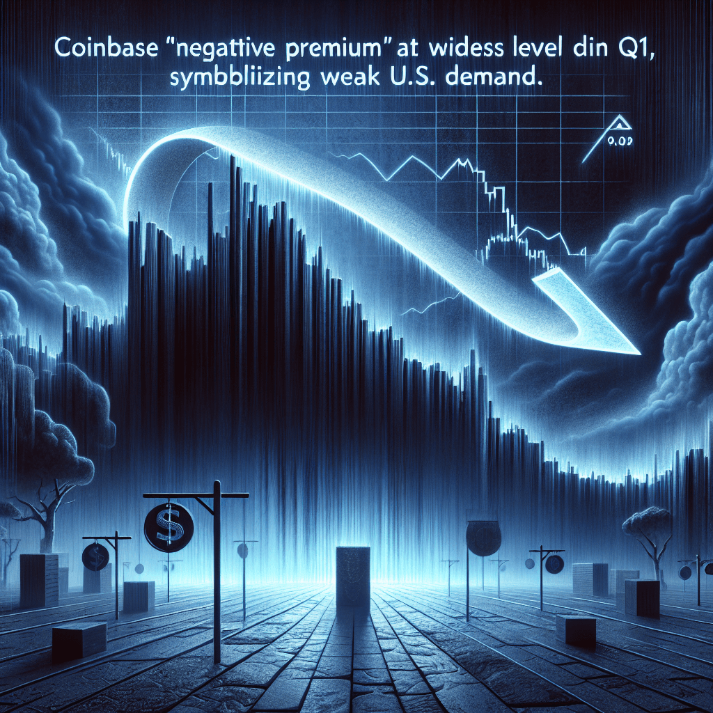 Coinbase 下降中的溢價反映比特幣市場波動中美國需求減弱
