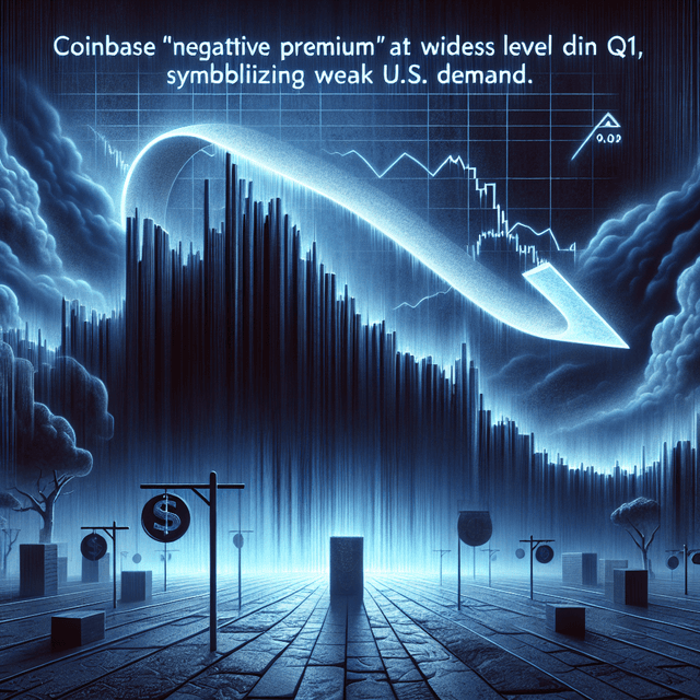 Coinbase 下降中的溢價反映比特幣市場波動中美國需求減弱