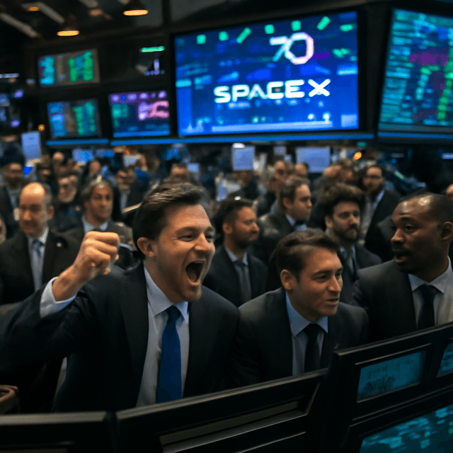 即時市場：SpaceX 於盤前交易飆升，估值超越亞馬遜