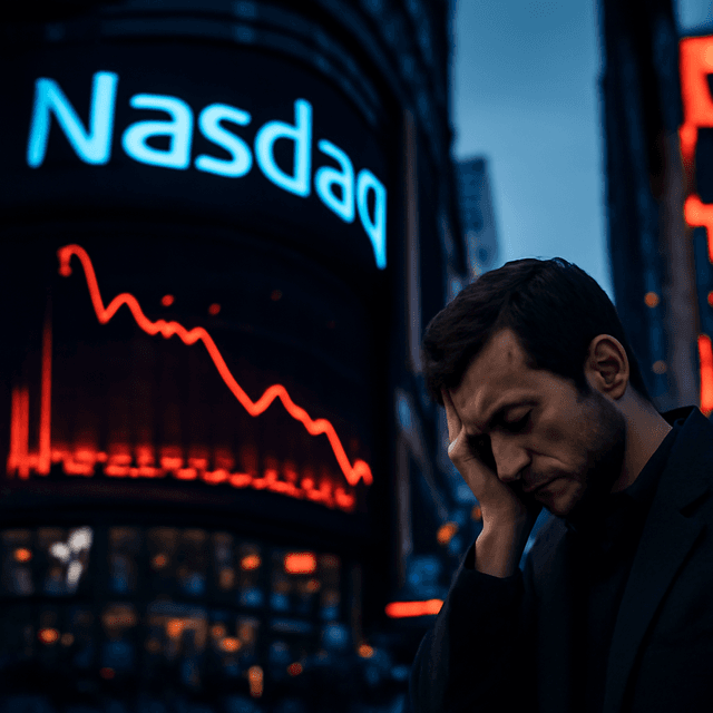 納斯達克下挫，投資人對 AI 支出憂慮在大型科技財報前加重