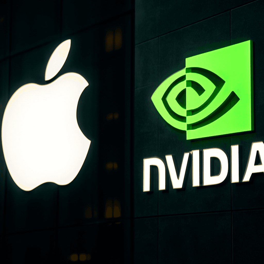 Apple 重奪領先超越 Nvidia — 誰會在七月底佔據龍頭？