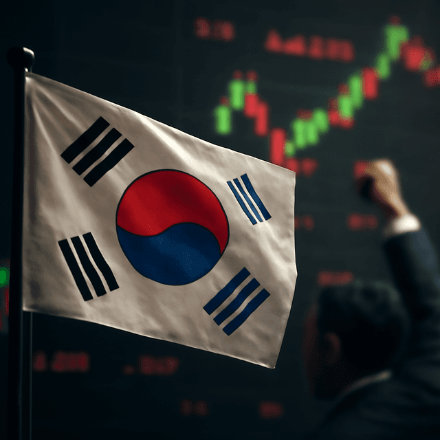 南韓股市在晶片引發的大幅下跌回檔後反彈
