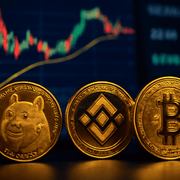 Dogecoin 與 BNB 推動主要加密貨幣上漲，Bitcoin 在市場推動因素下回落至約 63,700 美元