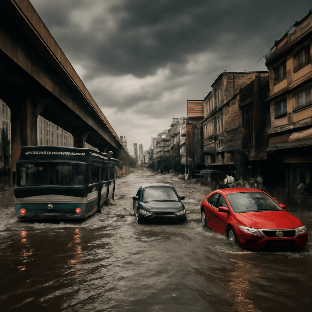 曼谷宣布洪水緊急狀態：大暴雨淹沒市區街道與運河